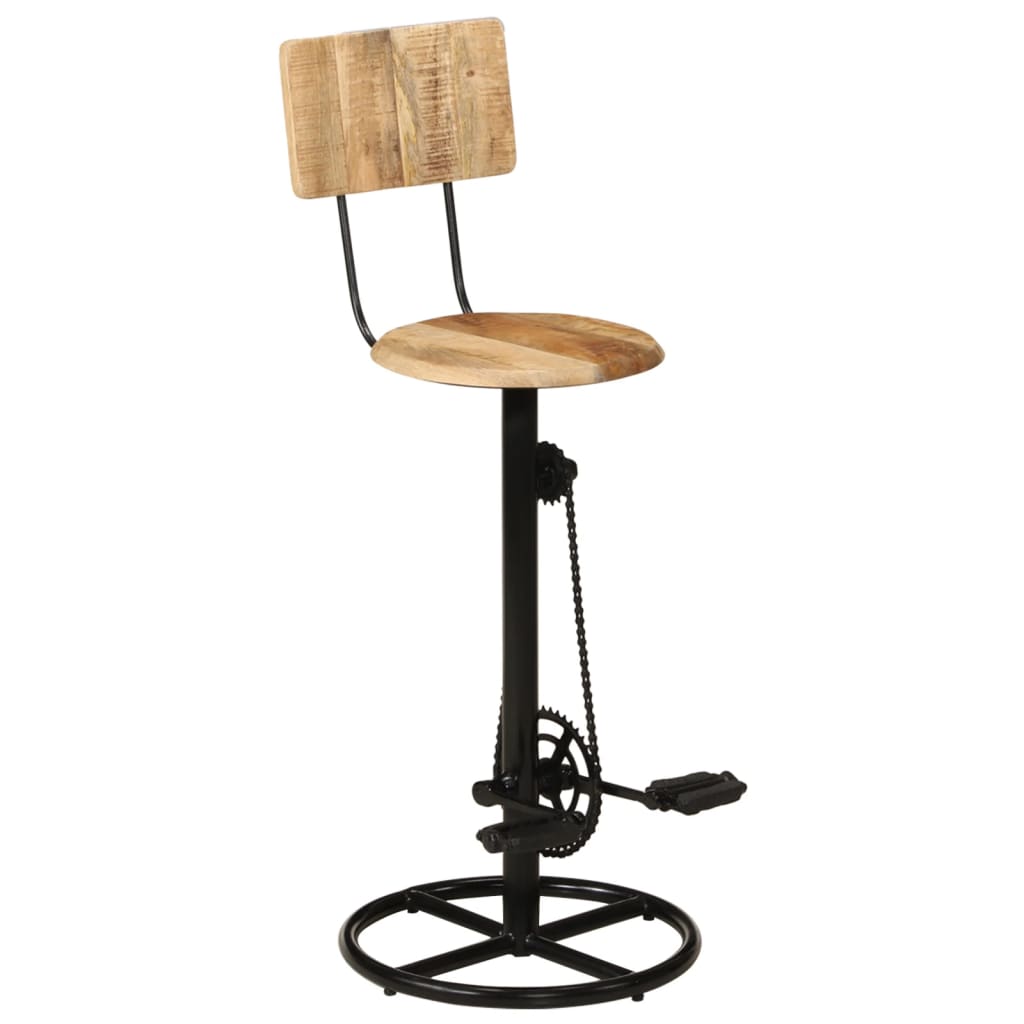 Tabourets De Bar Lot De 2 Bois Massif De Manguier-La-Fabrique-Industrielle
