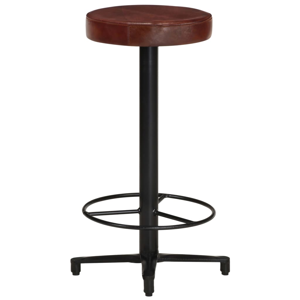Tabourets De Bar Lot De 2 Cuir Véritable-La-Fabrique-Industrielle