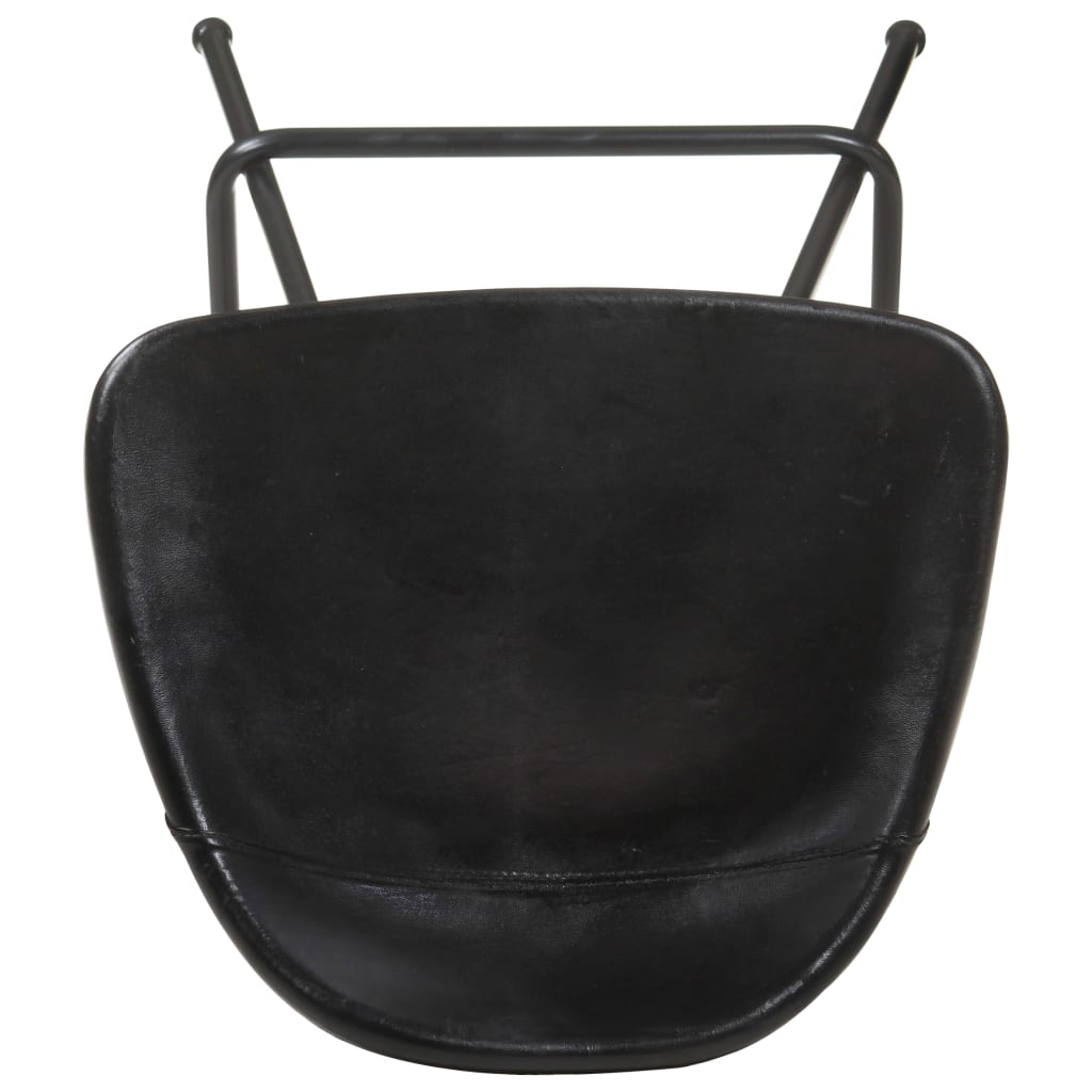 Tabourets De Bar Lot De 4 Cuir Véritable-La-Fabrique-Industrielle
