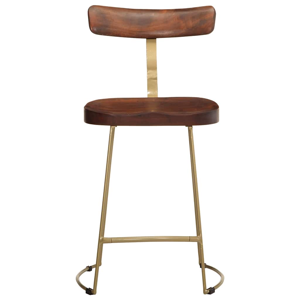 Tabourets de Bar Industriel en Bois et Métal Vintage-La-Fabrique-Industrielle