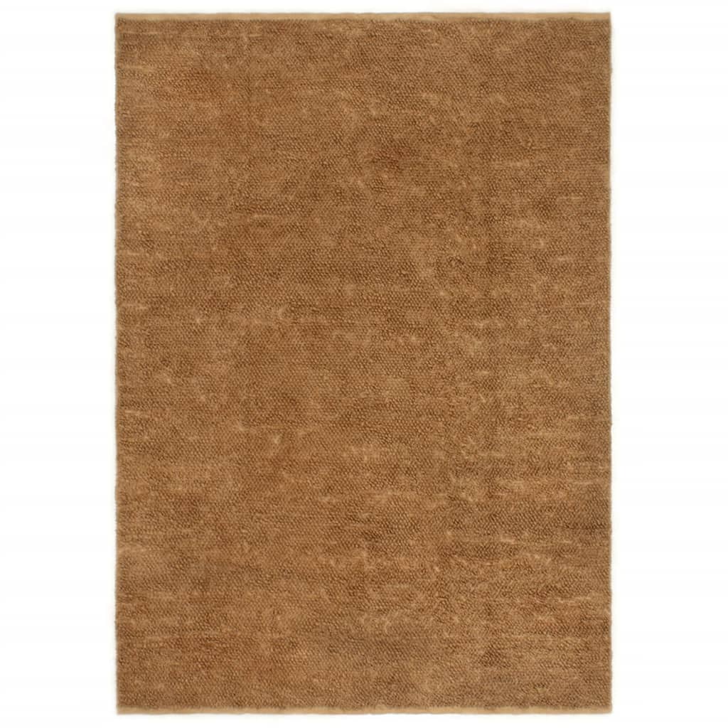 Tapis À Poils Bouclés Fait À La Main Jute Et Coton-120 x 180 cm-La-Fabrique-Industrielle