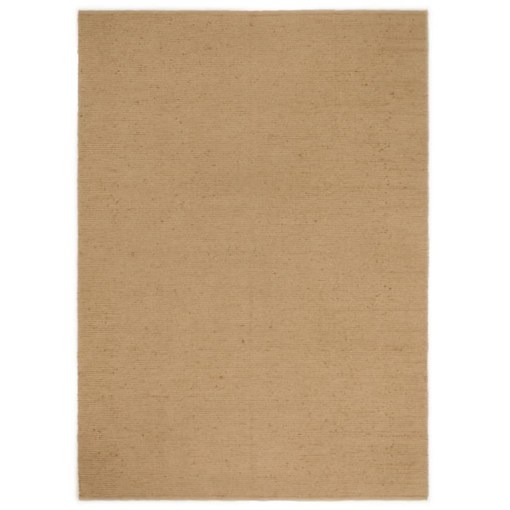 Tapis À Poils Bouclés Fait À La Main Jute Et Coton-La-Fabrique-Industrielle