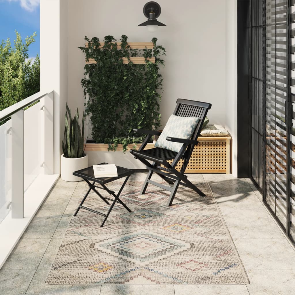 Tapis Arbizu Intérieur Extérieur Design Vintage-Gris clair-140 x 200 cm-La-Fabrique-Industrielle