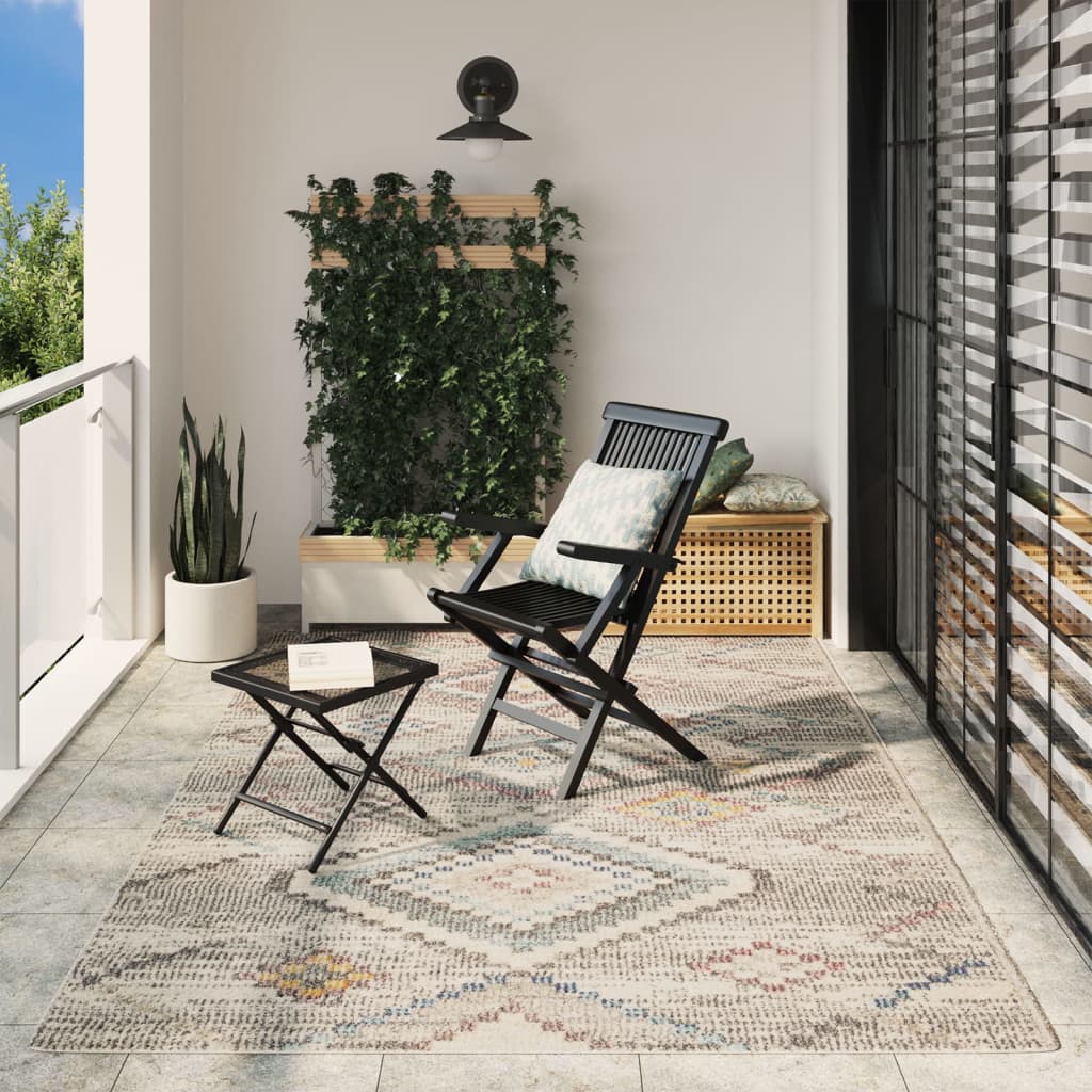 Tapis Arbizu Intérieur Extérieur Design Vintage-Gris clair-200 x 280 cm-La-Fabrique-Industrielle