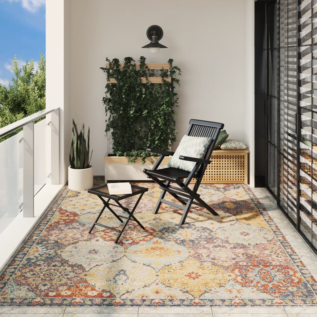 Tapis Arbizu Intérieur Extérieur Design Vintage-Multicolore-240 x 340 cm-La-Fabrique-Industrielle