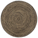 Tapis Fait À La Main Jute Et Marron-Noir-240 cm-La-Fabrique-Industrielle