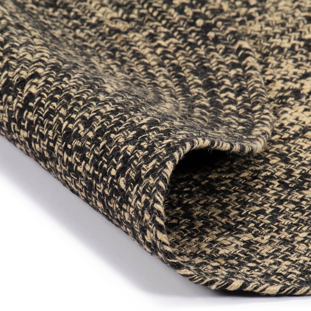 Tapis Fait À La Main Jute Et Marron-La-Fabrique-Industrielle