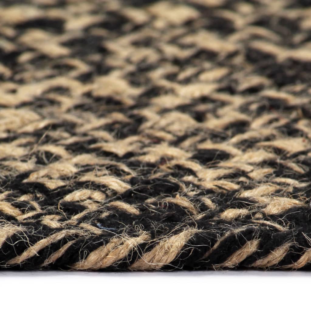 Tapis Fait À La Main Jute Et Marron-La-Fabrique-Industrielle