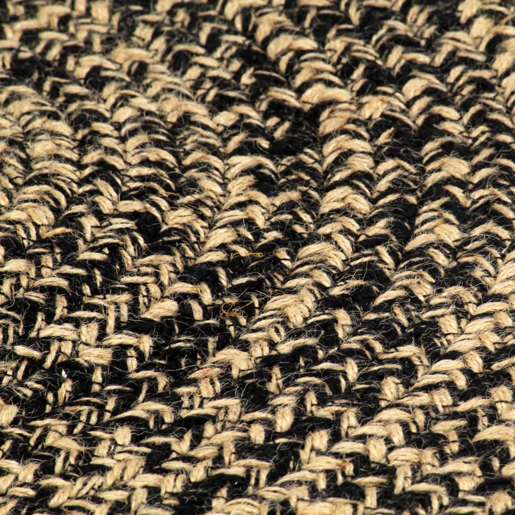 Tapis Fait À La Main Jute Et Marron-La-Fabrique-Industrielle