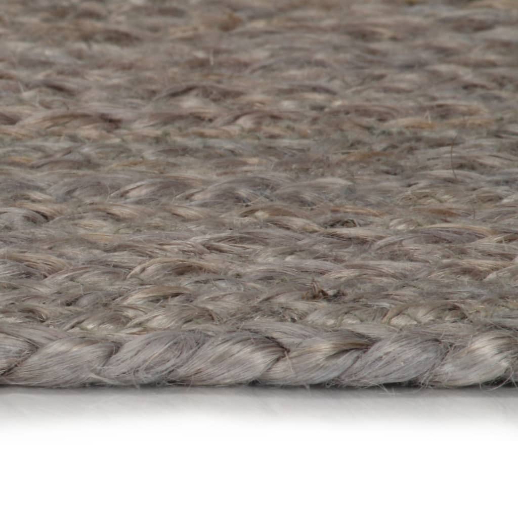 Tapis Fait À La Main Jute Rond-La-Fabrique-Industrielle