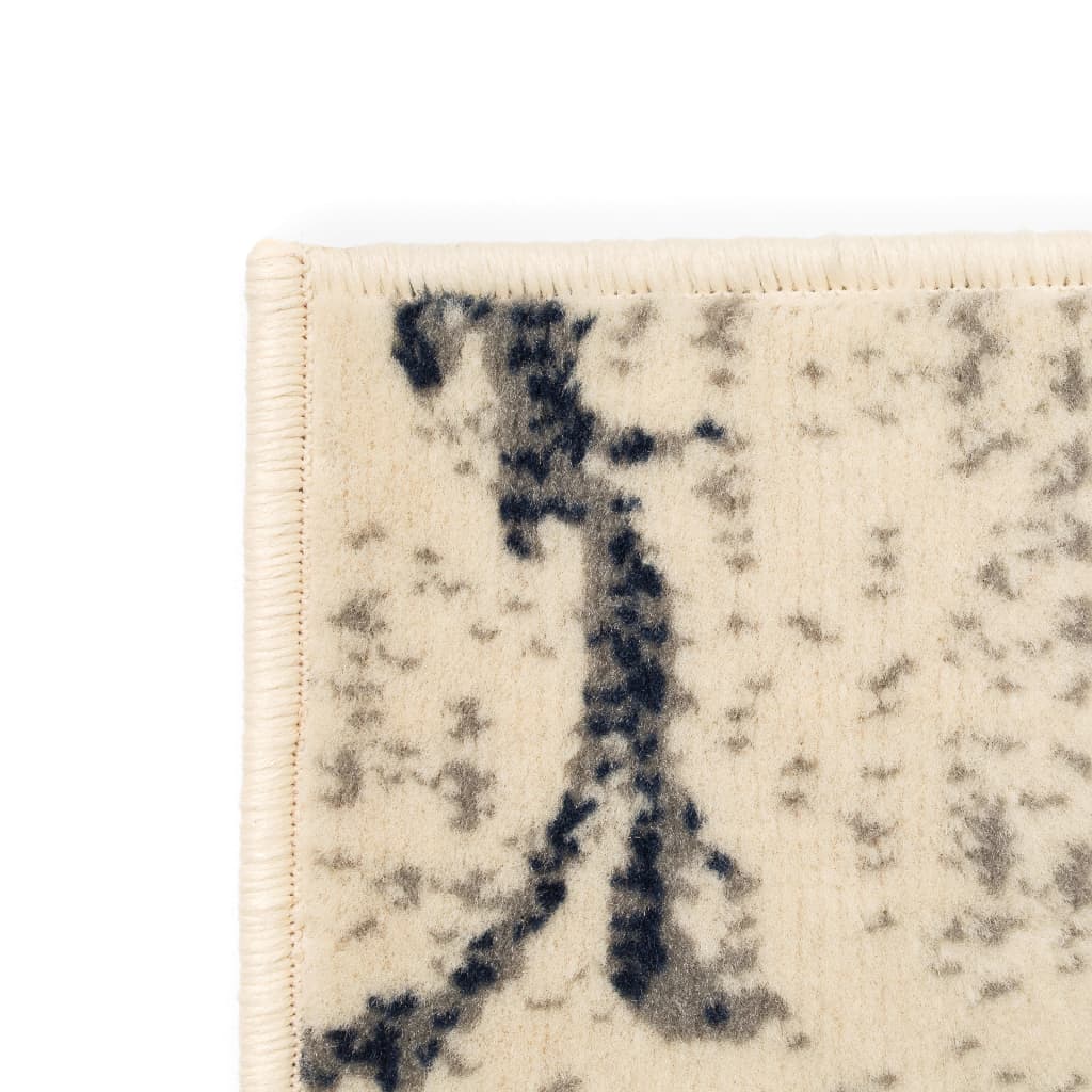 Tapis Moderne Design Beige / Bleu-La-Fabrique-Industrielle