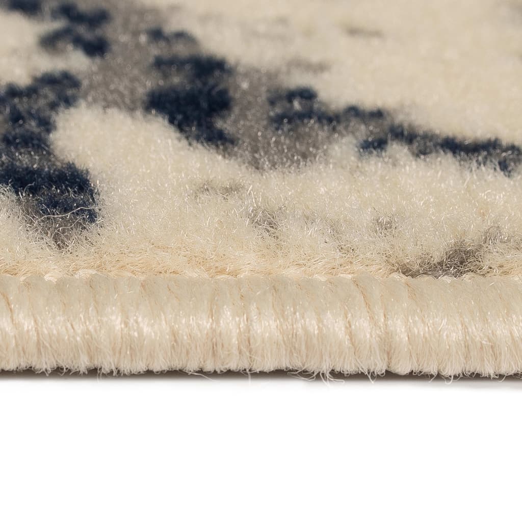 Tapis Moderne Design Beige / Bleu-La-Fabrique-Industrielle