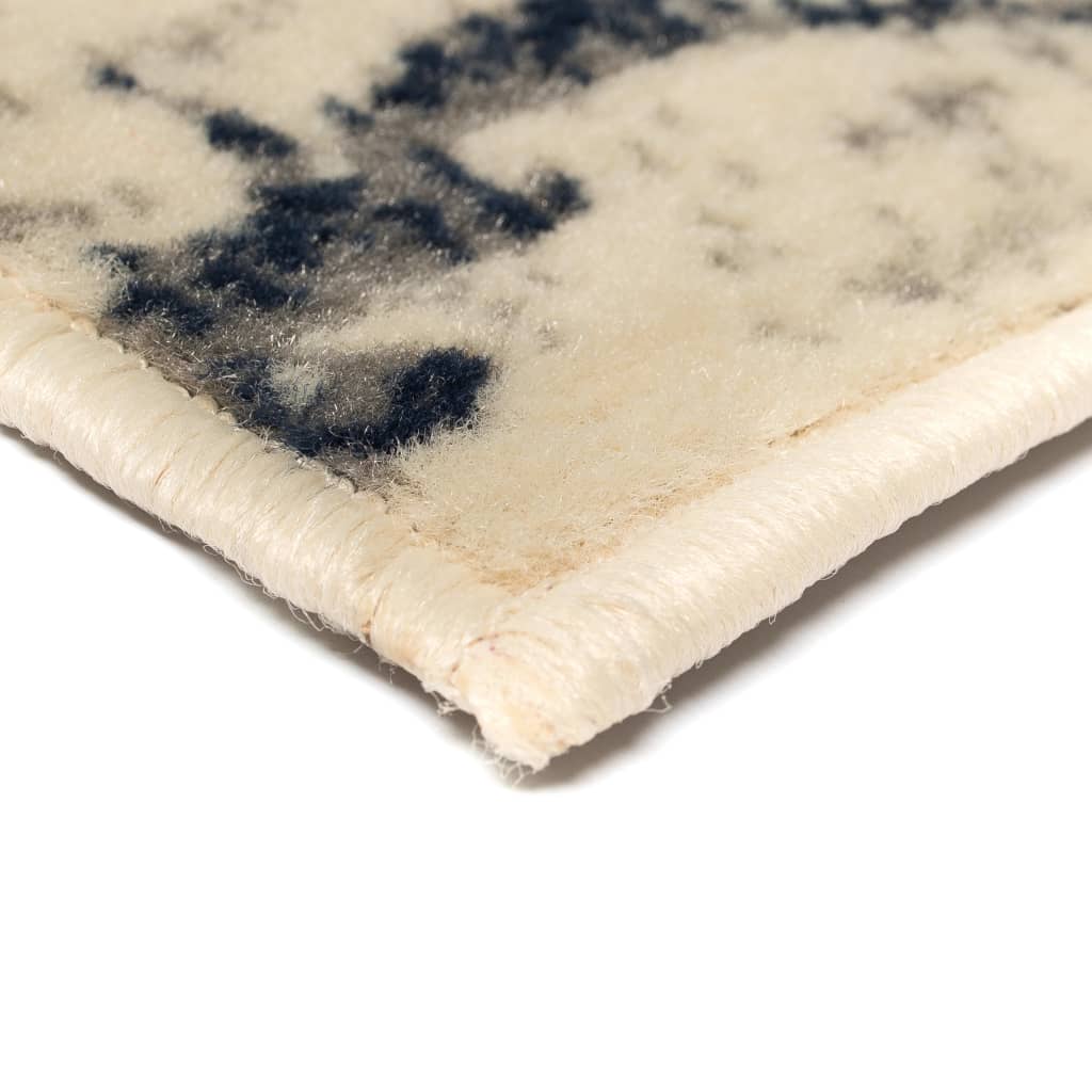 Tapis Moderne Design Beige / Bleu-La-Fabrique-Industrielle