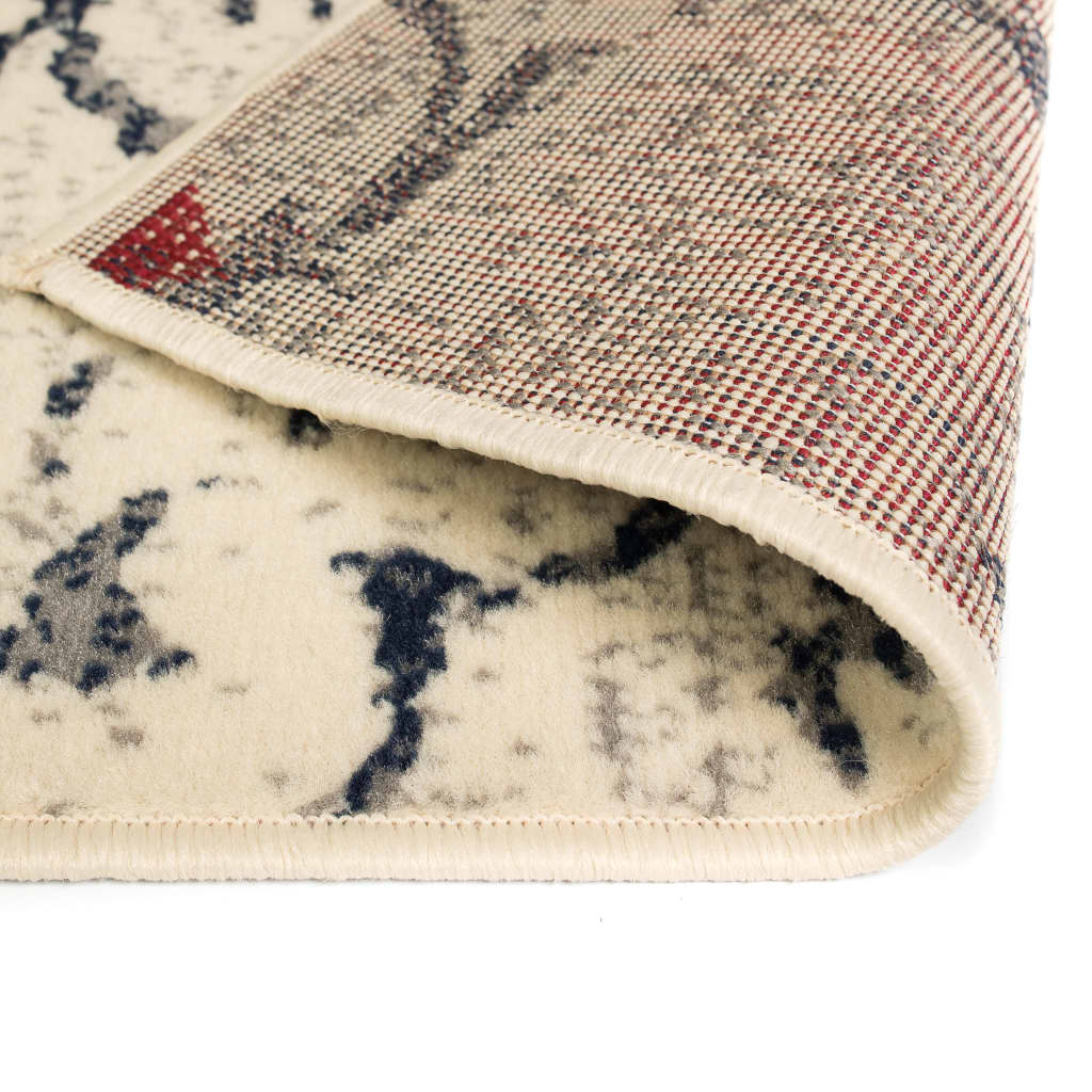 Tapis Moderne Design Beige / Bleu-La-Fabrique-Industrielle