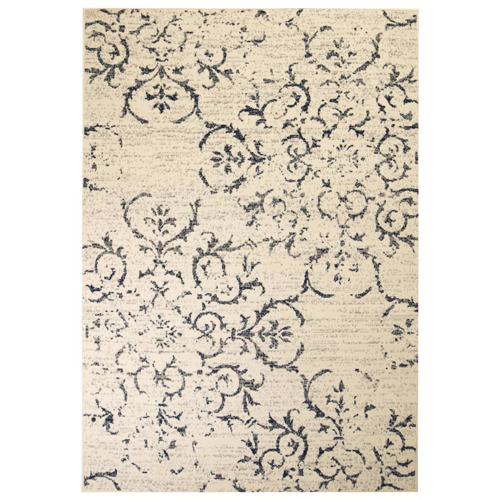 Tapis Moderne Design Beige / Bleu-La-Fabrique-Industrielle
