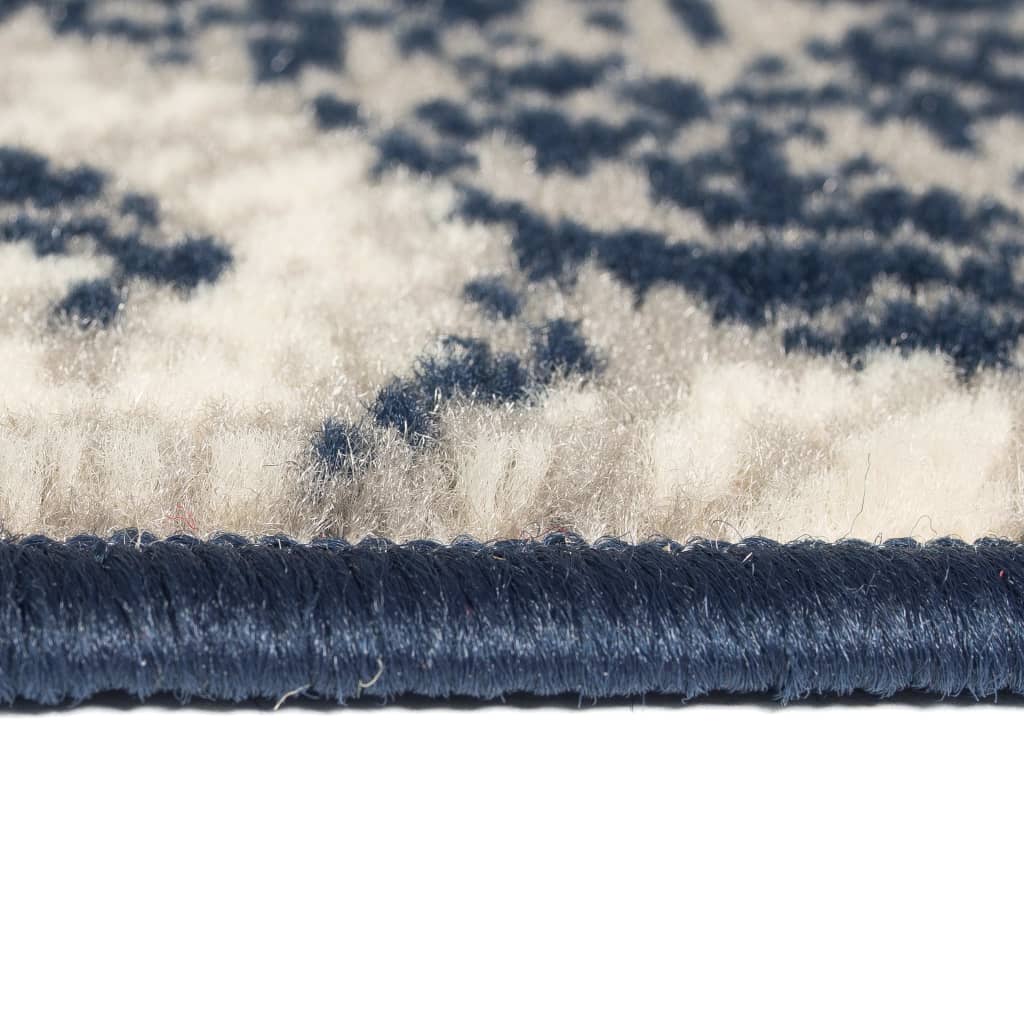 Tapis Moderne Design De Beige / Bleu-La-Fabrique-Industrielle