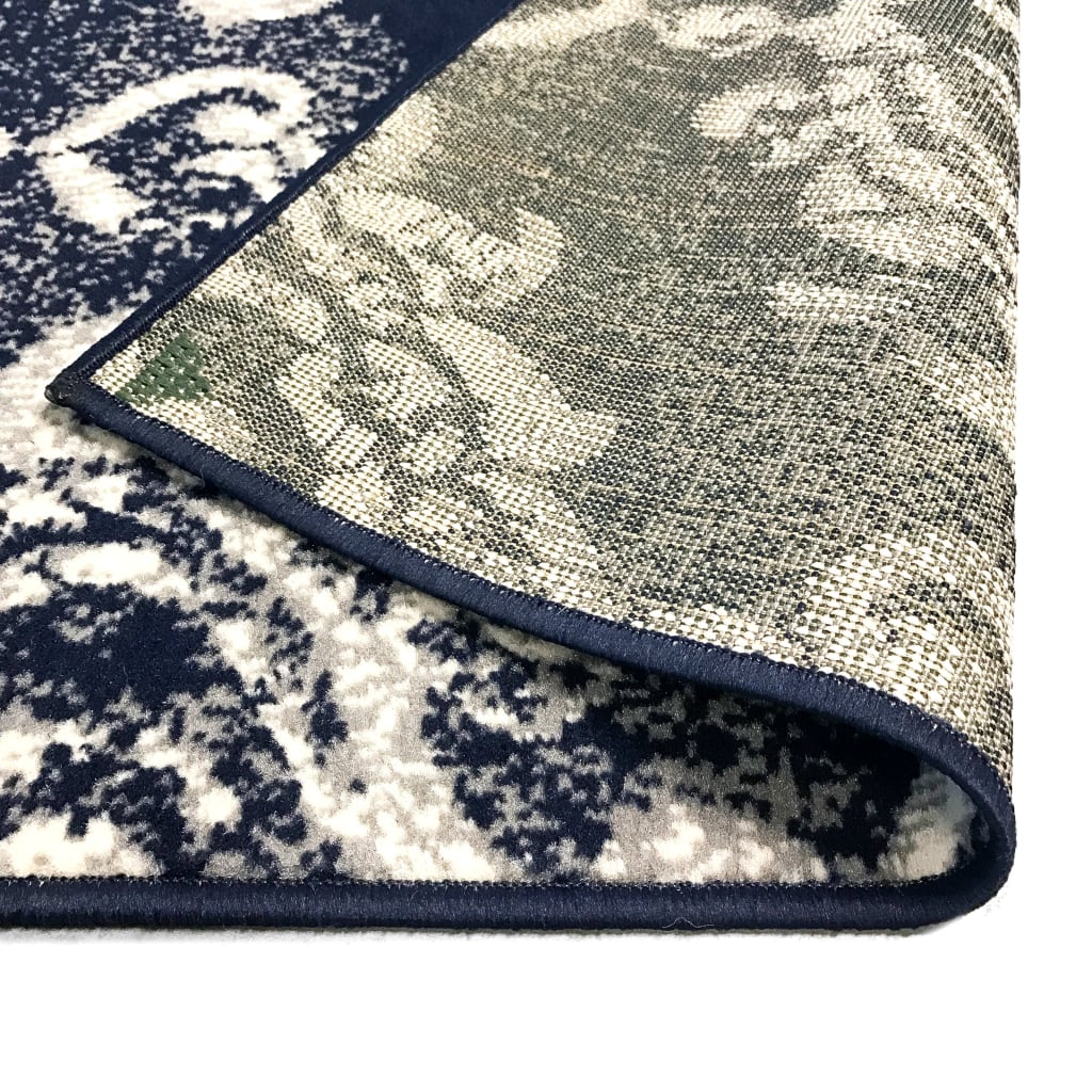 Tapis Moderne Design De Beige / Bleu-La-Fabrique-Industrielle