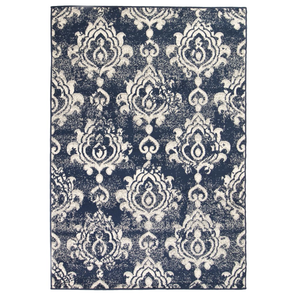 Tapis Moderne Design De Beige / Bleu-La-Fabrique-Industrielle