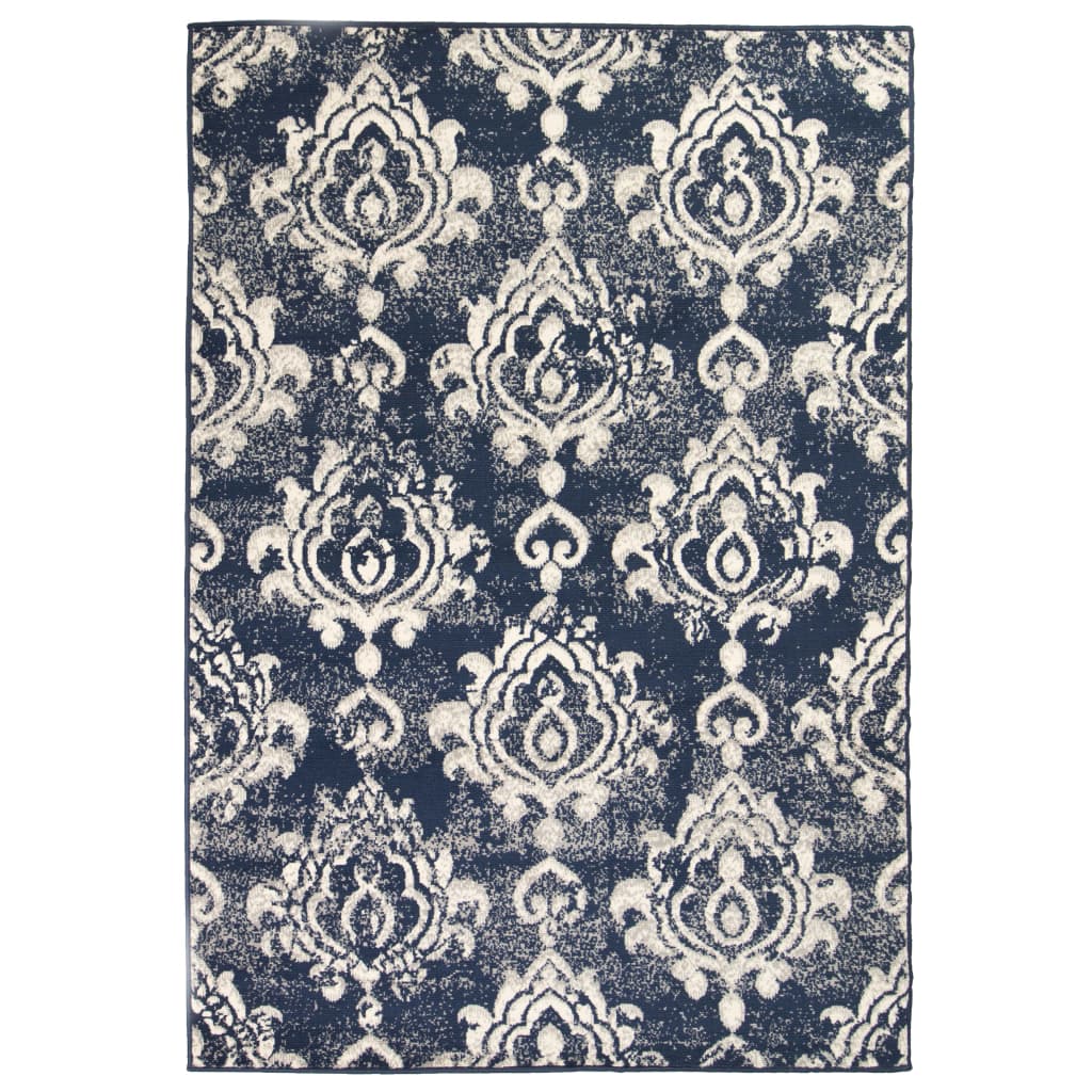 Tapis Moderne Design De Beige / Bleu-La-Fabrique-Industrielle