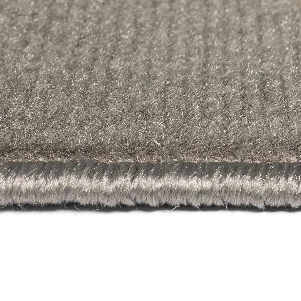 Tapis Moderne Design De Cercles Gris-La-Fabrique-Industrielle