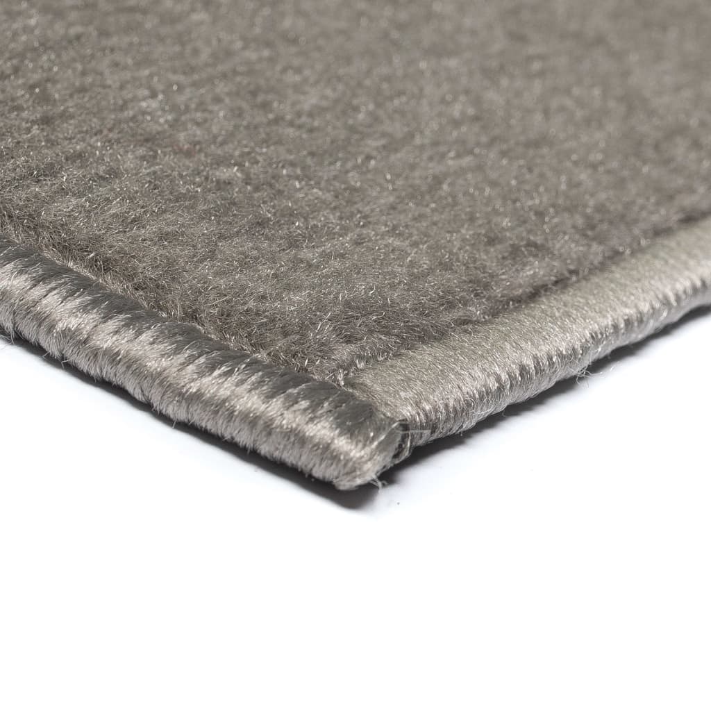 Tapis Moderne Design De Cercles Gris-La-Fabrique-Industrielle