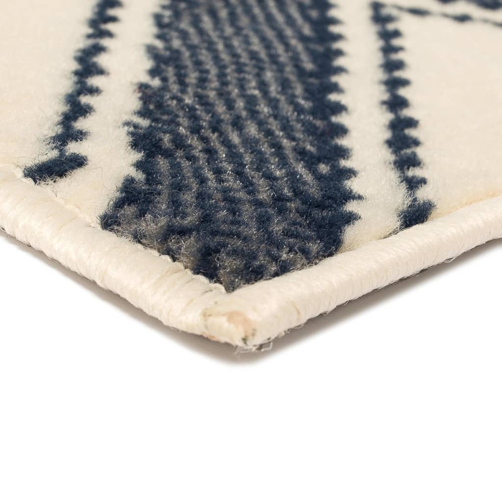 Tapis Moderne Design De Marron/Noir/Bleu-La-Fabrique-Industrielle