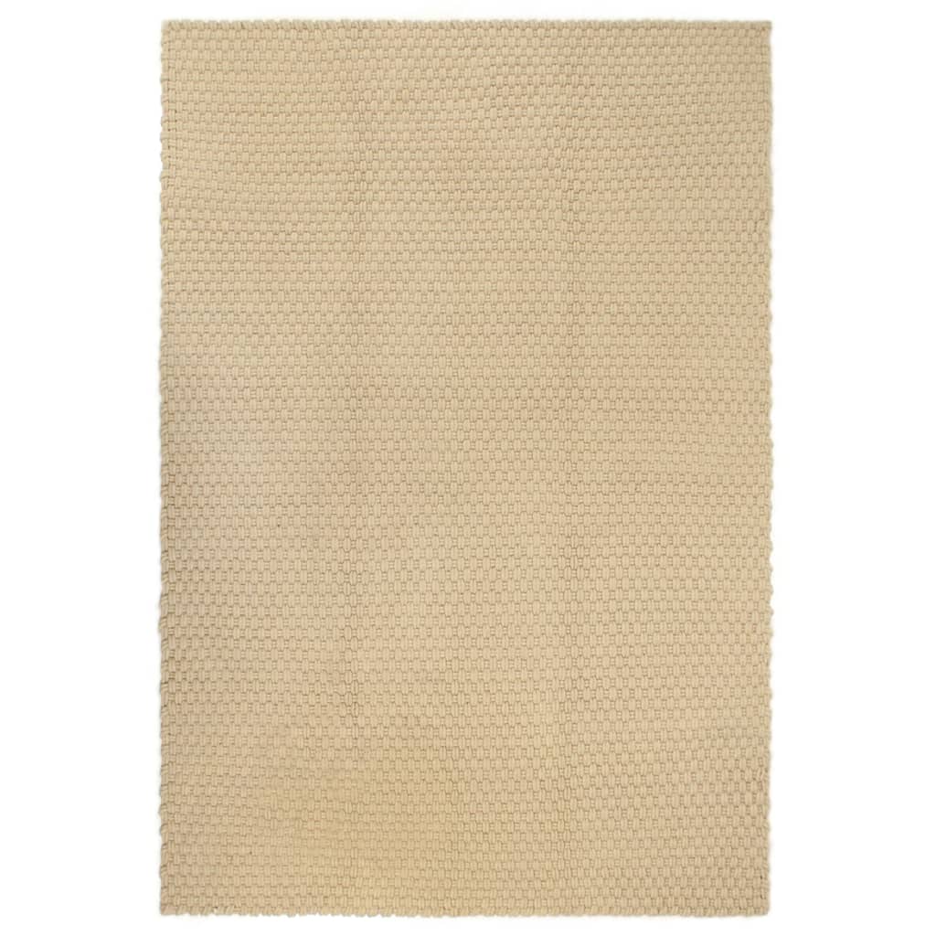 Tapis Rectangulaire Coton-Naturel-200 x 300 cm-La-Fabrique-Industrielle