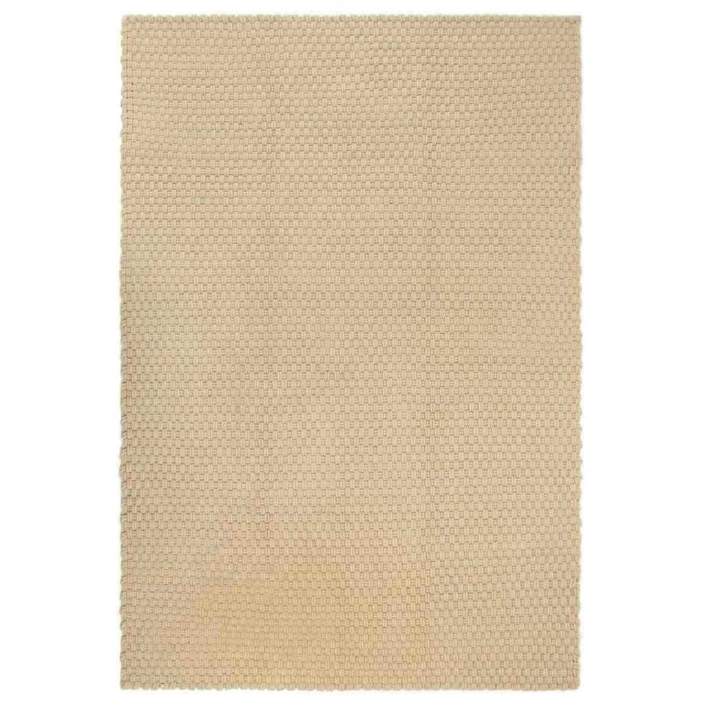 Tapis Rectangulaire Coton-Naturel-80 x 160 cm-La-Fabrique-Industrielle