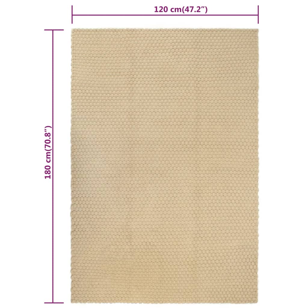 Tapis Rectangulaire Coton-La-Fabrique-Industrielle