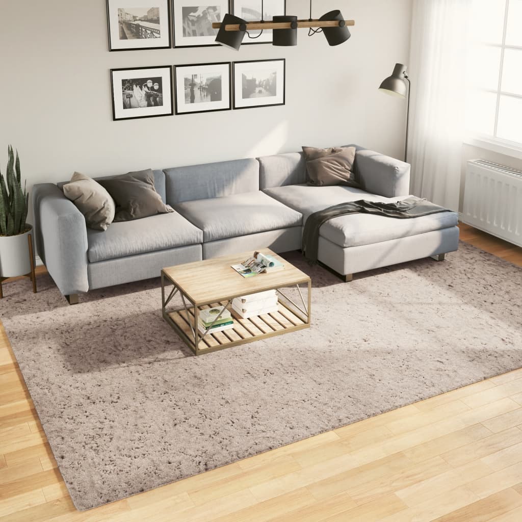 Tapis Shaggy Pamplona Poils Longs Moderne Beige-240 x 340 cm-La-Fabrique-Industrielle
