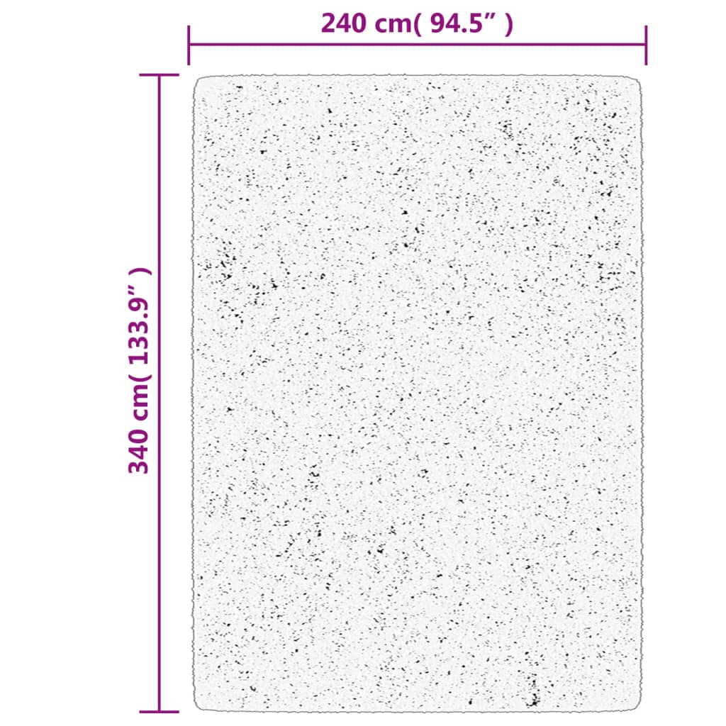 Tapis Shaggy Pamplona Poils Longs Moderne Beige-La-Fabrique-Industrielle