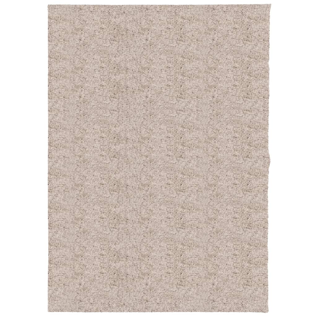 Tapis Shaggy Pamplona Poils Longs Moderne Beige-La-Fabrique-Industrielle