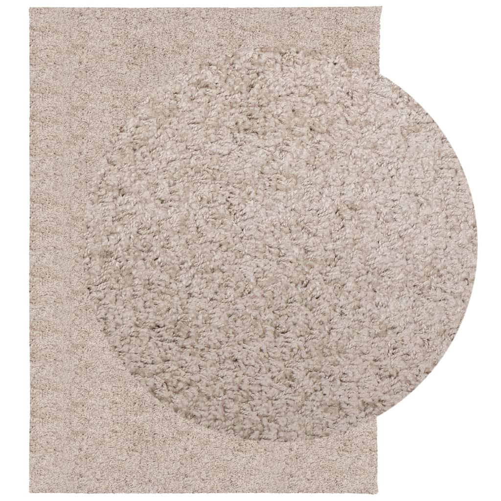 Tapis Shaggy Pamplona Poils Longs Moderne Beige-La-Fabrique-Industrielle