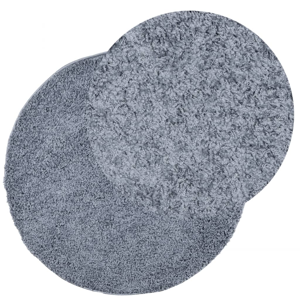 Tapis Shaggy Pamplona Poils Longs Moderne Bleu-La-Fabrique-Industrielle