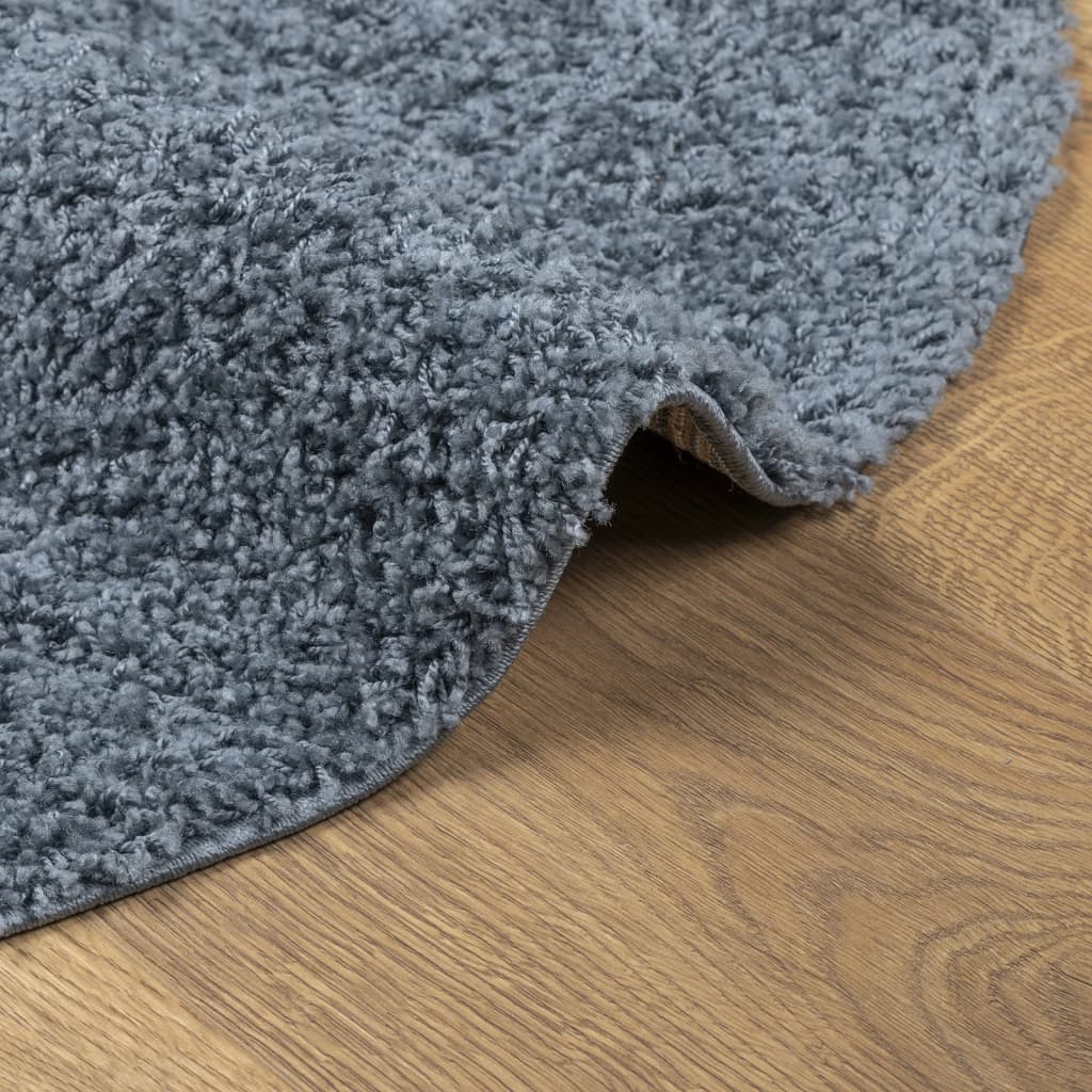 Tapis Shaggy Pamplona Poils Longs Moderne Bleu-La-Fabrique-Industrielle