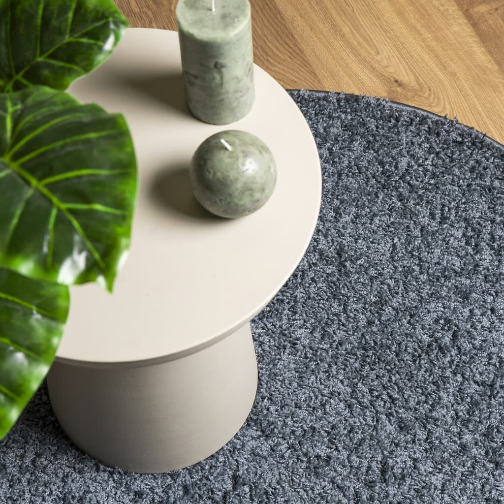 Tapis Shaggy Pamplona Poils Longs Moderne Bleu-La-Fabrique-Industrielle