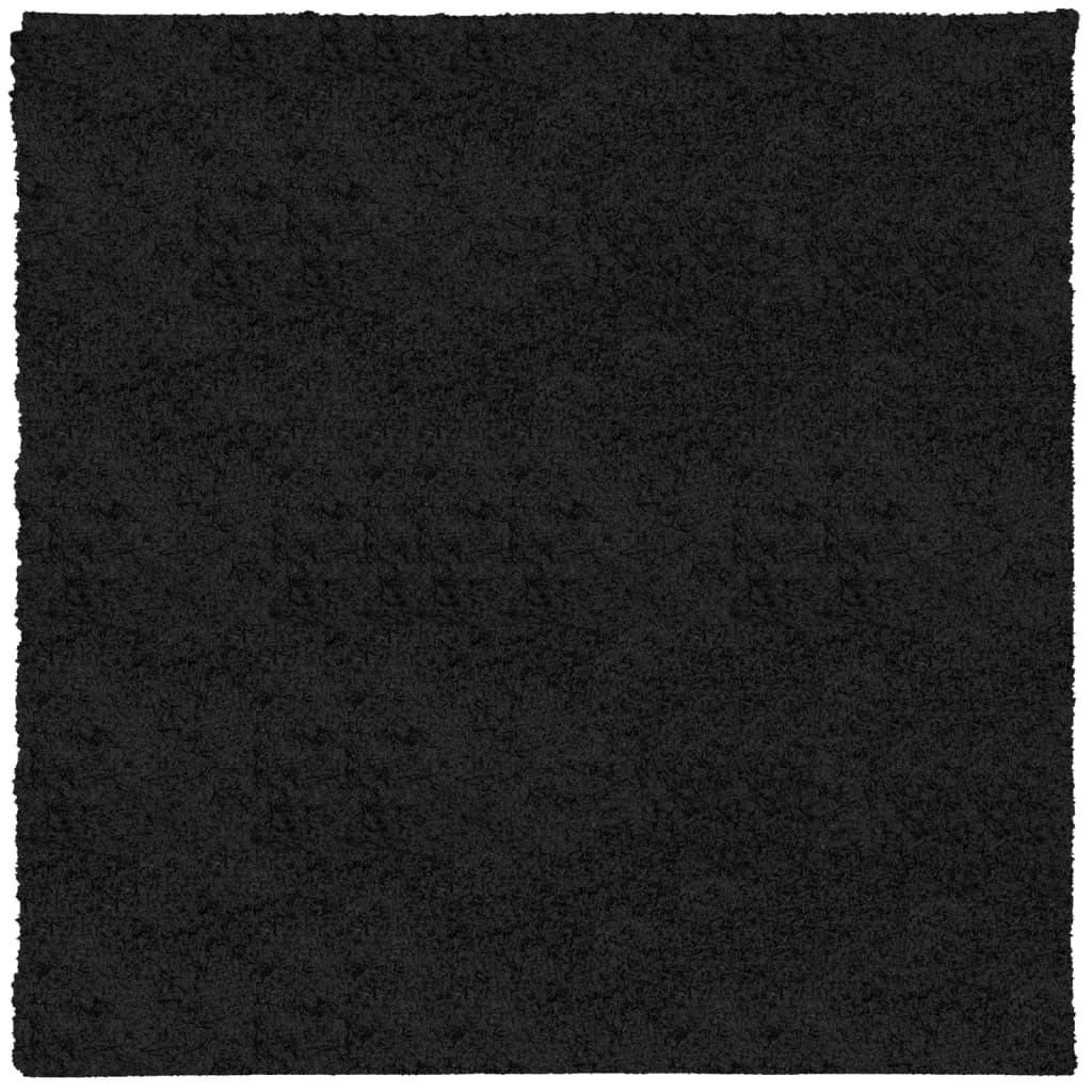 Tapis Shaggy Pamplona Poils Longs Moderne Noir-La-Fabrique-Industrielle
