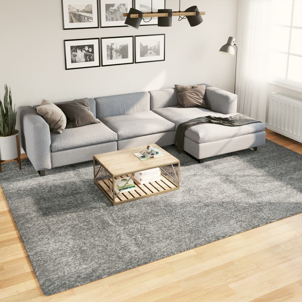 Tapis Shaggy Pamplona Poils Longs Moderne Vert-240 x 340 cm-La-Fabrique-Industrielle