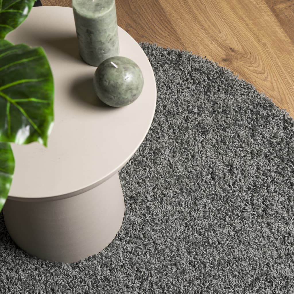 Tapis Shaggy Pamplona Poils Longs Moderne Vert-La-Fabrique-Industrielle