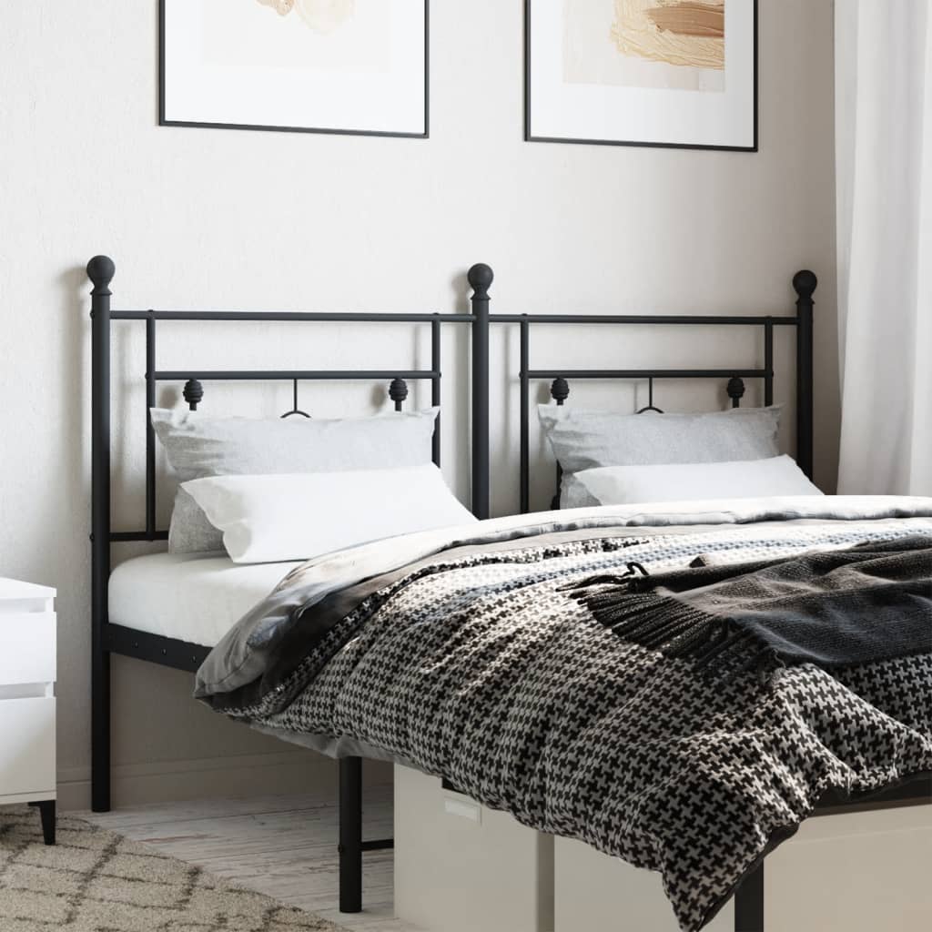 Tête de Lit 160 cm en Acier Style Industriel-Noir-1-160 cm-La-Fabrique-Industrielle