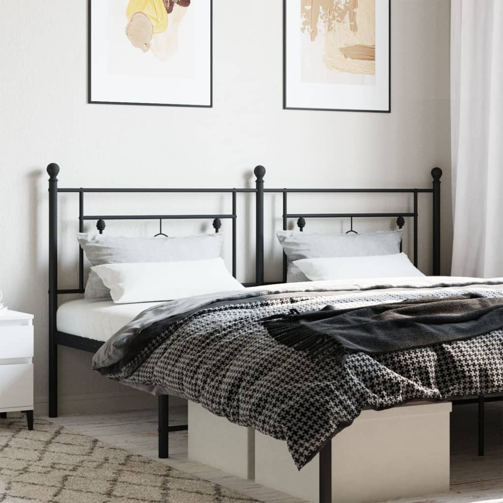 Tête de Lit 160 cm en Acier Style Industriel-Noir-1-180 cm-La-Fabrique-Industrielle