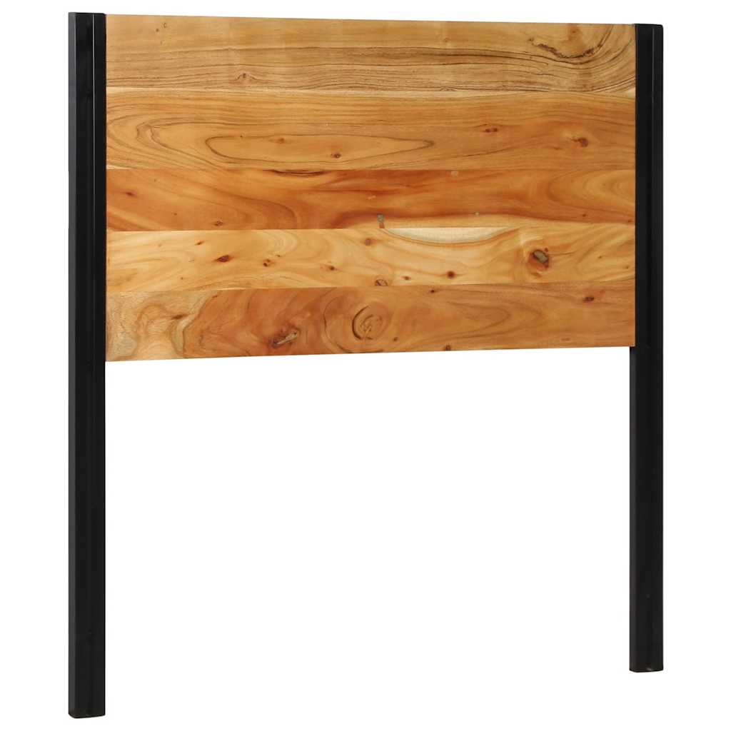 Tête de Lit Industrielle en Bois et Métal-Bois d'acacia massif-1-100 cm-La-Fabrique-Industrielle