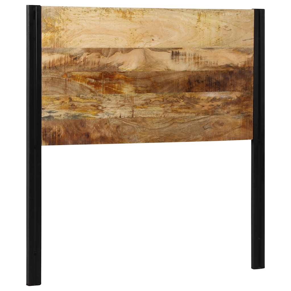 Tête de Lit Industrielle en Bois et Métal-bois de manguier massif-1-100 cm-La-Fabrique-Industrielle