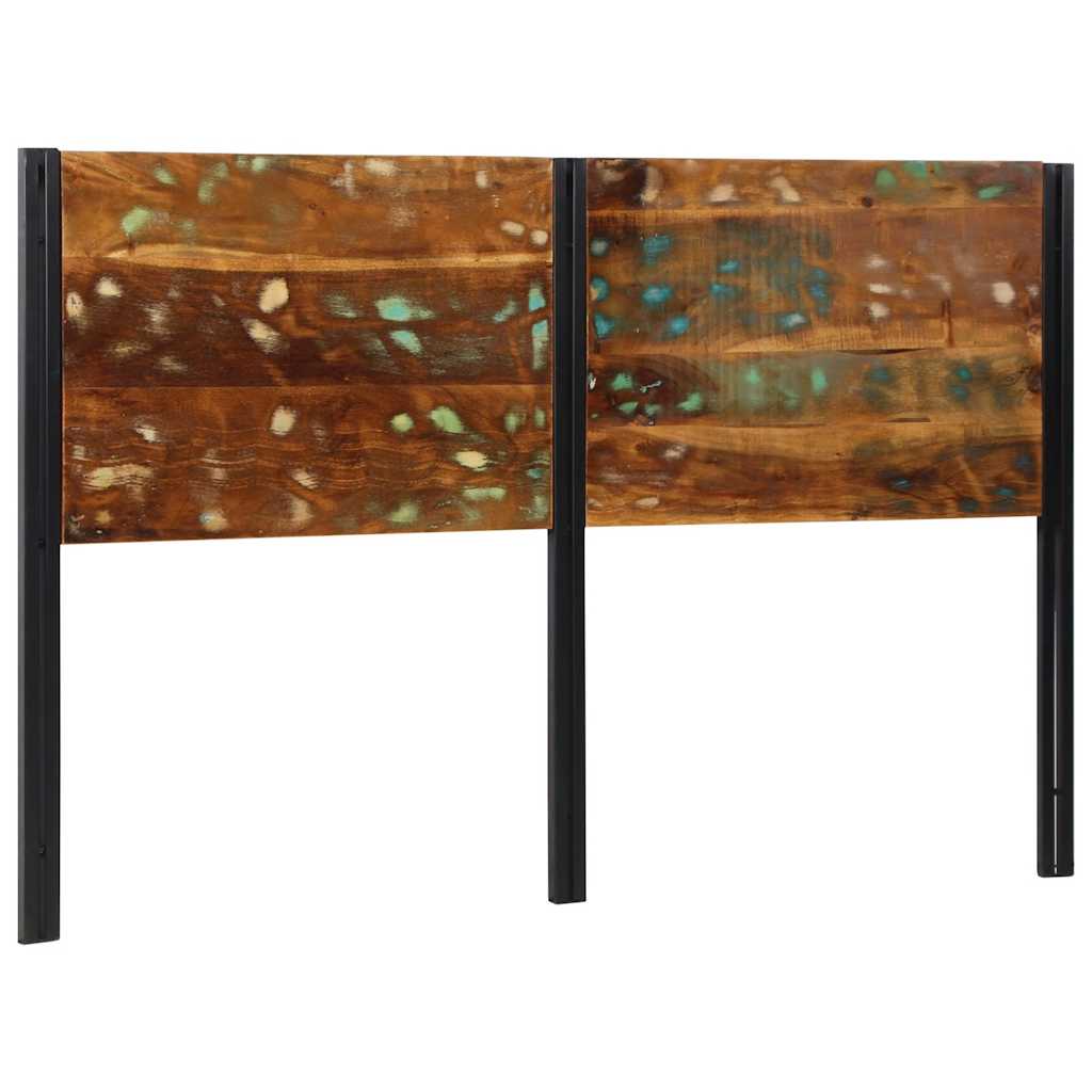 Tête de Lit Industrielle en Bois et Métal-bois de récupération massif-1-160 cm-La-Fabrique-Industrielle