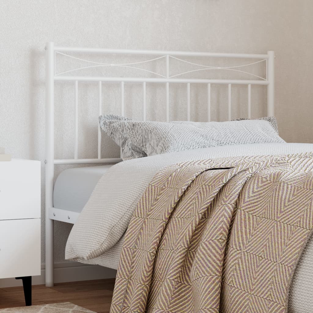 Tête de Lit Industrielle en Métal 140 cm-Blanc-1-107 cm-La-Fabrique-Industrielle