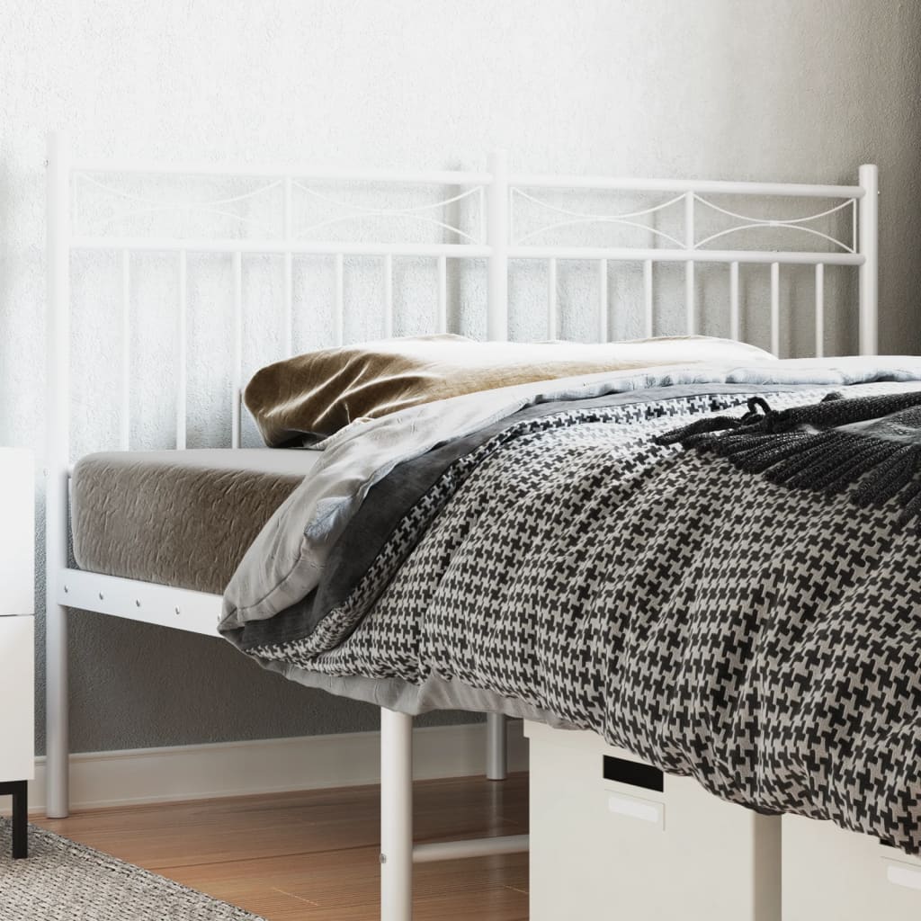 Tête de Lit Industrielle en Métal 140 cm-Blanc-1-160 cm-La-Fabrique-Industrielle