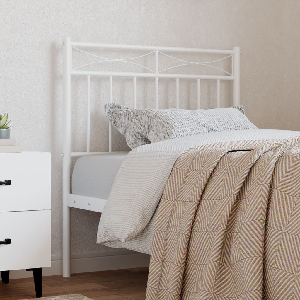 Tête de Lit Industrielle en Métal 140 cm-Blanc-1-75 cm-La-Fabrique-Industrielle