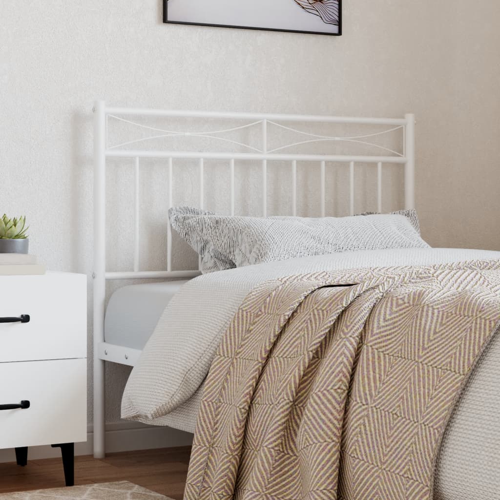 Tête de Lit Industrielle en Métal 140 cm-Blanc-1-90 cm-La-Fabrique-Industrielle