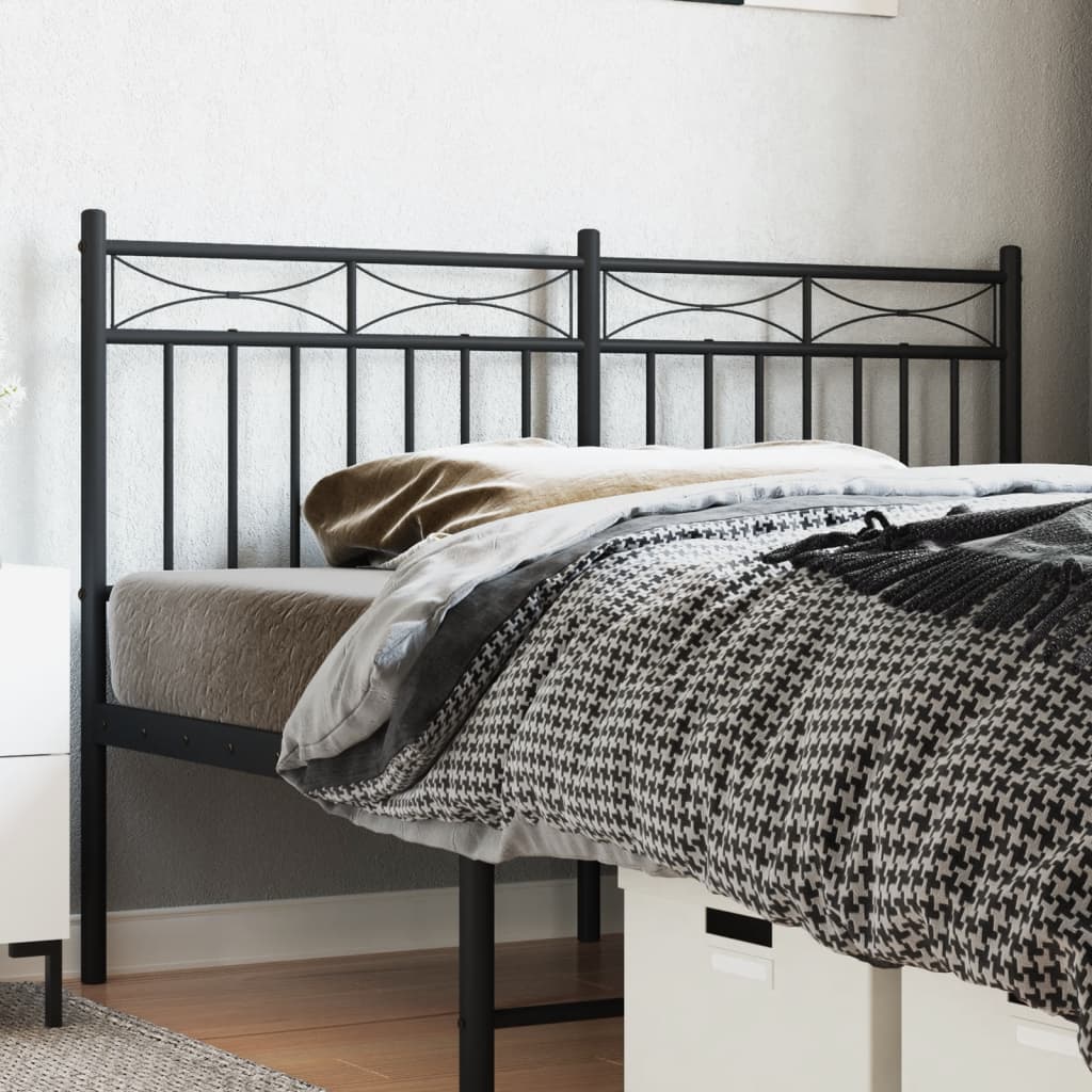 Tête de Lit Industrielle en Métal 140 cm-Noir-1-140 cm-La-Fabrique-Industrielle