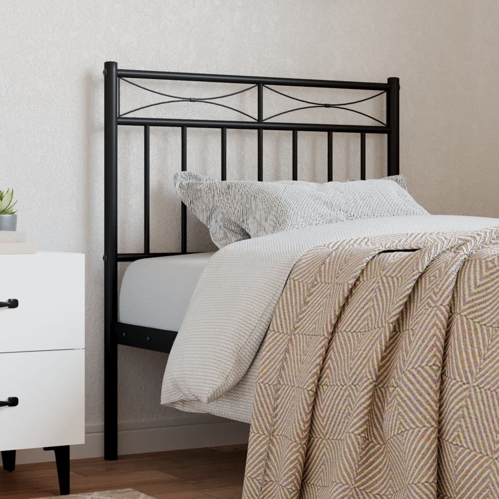 Tête de Lit Industrielle en Métal 140 cm-Noir-1-75 cm-La-Fabrique-Industrielle